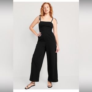 Tie-Shoulder Corset Cami Jumpsuit